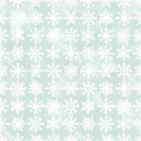 Wintry Mix- Snowflakes- Aqua